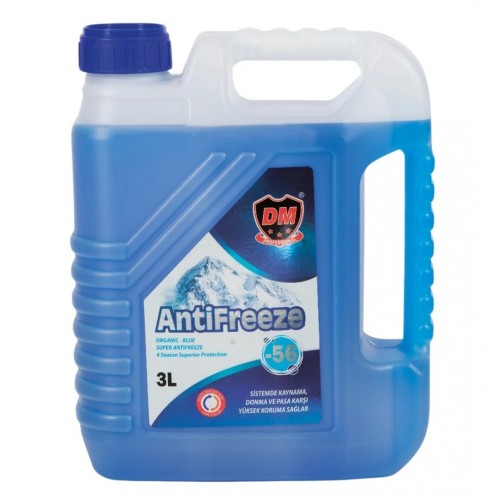 DM Kimya -56 Derece Antifiriz 3 Litre (Mavi)